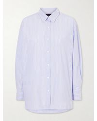 Nili Lotan - Yorke Striped Cotton Shirt - Lyst