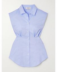 Sea - Chemise En Serge De Coton À Plis Kendra - Lyst