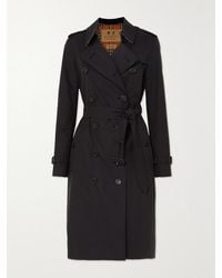 Burberry - Kensington Long Organic Cotton-Gabardine Trench Coat - Lyst