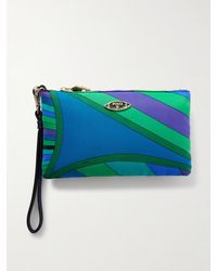 Emilio Pucci - Pochette En Tissu Technique Imprimé - Lyst
