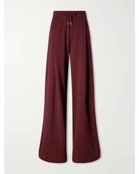 Dries Van Noten - Cotton-Jersey Wide-Leg Track Pants - Lyst