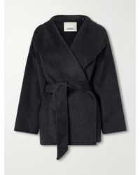 Isabel Marant - Ceaton Belted Wool And Cashmere-Blend Coat - Lyst