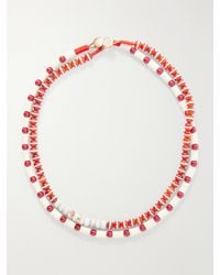 Roxanne Assoulin - Paprika Set Of Two Beaded Necklaces - Lyst