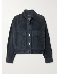 Arma - Miri Cropped Suede Jacket - Lyst