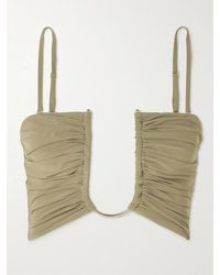Christopher Esber - Cutout Embellished Bikini Top - Lyst