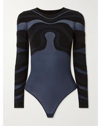 Wolford - Venus Paneled Stretch-Jersey Thong Bodysuit - Lyst