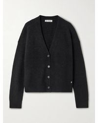 ÉTERNE - Walt Embellished Brushed Cashmere-Blend Cardigan - Lyst