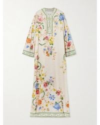 Mary Katrantzou - Collins Floral-Print Twill Kaftan - Lyst