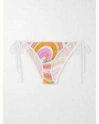 PUCCI - Printed Bikini Briefs - Lyst