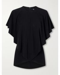 Jacquemus - Le Haut Pisco Draped Crepe Blouse - Lyst