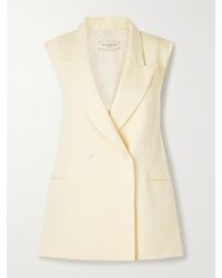 Kallmeyer - Deon Double-Breasted Wool-Blend Twill Vest - Lyst
