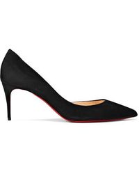 Christian Louboutin Iriza 70 Pumps Aus Veloursleder - Schwarz