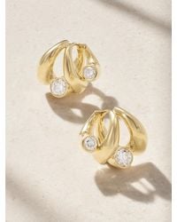 Tabayer - Oera Ohrringe Aus 18 Karat Mit Diamanten - Lyst
