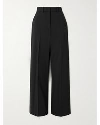 JOSEPH - Morissey Hose Mit Geradem Bein Aus Stretch-Woll-Twill Mit Falten - Lyst