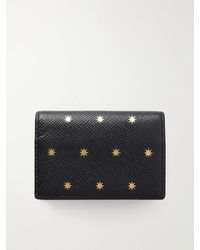Smythson - Panama Printed Leather Wallet - Lyst