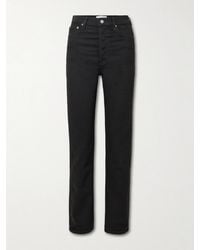 Agolde - '90S Pinch Waist Long High-Rise Straight-Leg Jeans - Lyst