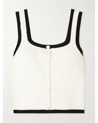 D'Estree - Georgia Knitted Cotton Top - Lyst