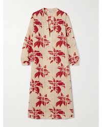 Loro Piana - Floral-Print Linen Kaftan - Lyst