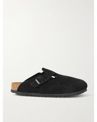 Birkenstock - Boston Slippers Aus Veloursleder - Lyst