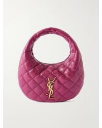Saint Laurent - Icarino Matelassé Leather Tote - Lyst