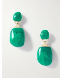 Dinosaur Designs - River Rock Small-Plated And Resin Earrings - Lyst