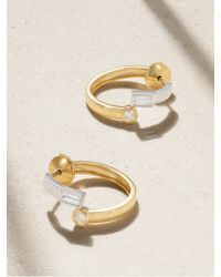 Yvonne Léon - 18-Karat And Diamond Earrings - Lyst