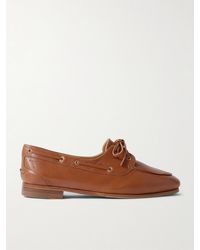 Bally - Pathy Leather Boat Shoes - Lyst