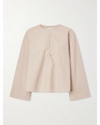 Kallmeyer - Marguerite Striped Cotton-Poplin Blouse - Lyst