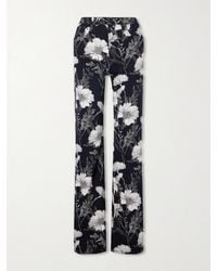 R13 - Jane Floral-Print Mid-Rise Straight-Leg Jeans - Lyst