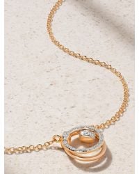 Pomellato - Together Rhodium-Plated 18-Karat Rose Diamond Necklace - Lyst