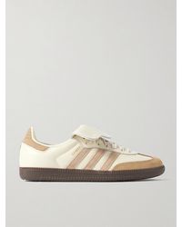 adidas Originals - Samba Lt Nubuck And Suede-Trimmed Leather Sneakers - Lyst