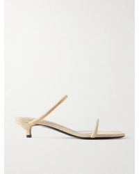 TOTEME - The Minimalist Mules Aus Veloursleder - Lyst