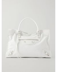 Balenciaga - Le City Medium Embellished Leather Tote Bag - Lyst
