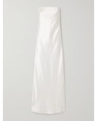 Salon 1884 - Net Sustain Linea Strapless Silk Gown - Lyst
