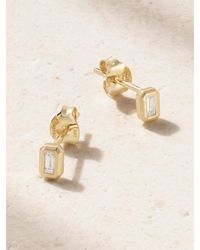 Mateo - 14-Karat Diamond Earrings - Lyst