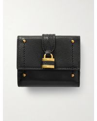 Chloé - Paddington Embellished Textured-Leather Cardholder - Lyst