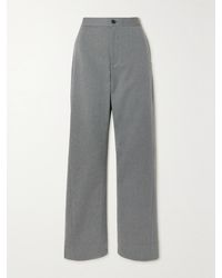 Jil Sander - Cotton-Twill Straight-Leg Pants - Lyst