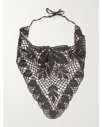 Magda Butrym - Crocheted Cotton Scarf - Lyst