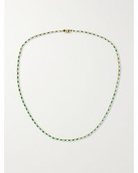 Suzanne Kalan - 18-Karat Emerald Tennis Necklace - Lyst