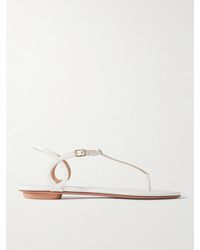 Aquazzura - Almost Bare Leather Sandals - Lyst