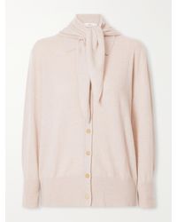 arch4 - Scarf-Detailed Cashmere Sweater - Lyst