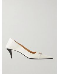 Gucci - Vittoria Collapsible-Heel Horsebit-Embellished Leather Pumps - Lyst