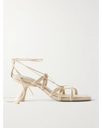 Cult Gaia - Raisa Raffia Sandals - Lyst