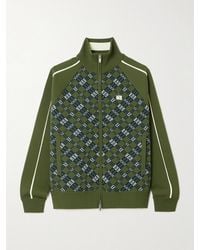 Wales Bonner - Power Embroidered Stripes Jacquard-Knit Track Jacket - Lyst
