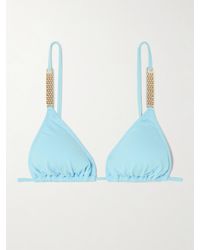 Melissa Odabash - Maldives Embellished Triangle Bikini Top - Lyst