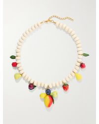 Jennifer Behr - Fruita Beads, Resin And-Tone Necklace - Lyst