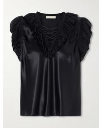 Ulla Johnson - Ilyana Ruffled Silk Blouse - Lyst