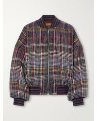 Missoni - Checked Wool-Caperdoni Padded Bomber Jacket - Lyst