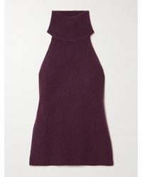 Lisa Yang - Freya Tanktop Aus Geripptem Kaschmir Mit Stehkragen - Lyst