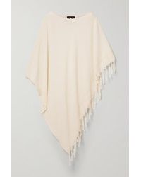 Su Paris Syakati Kaftan Aus Einer Baumwoll-TM-mischung Mit Fransen - Natur